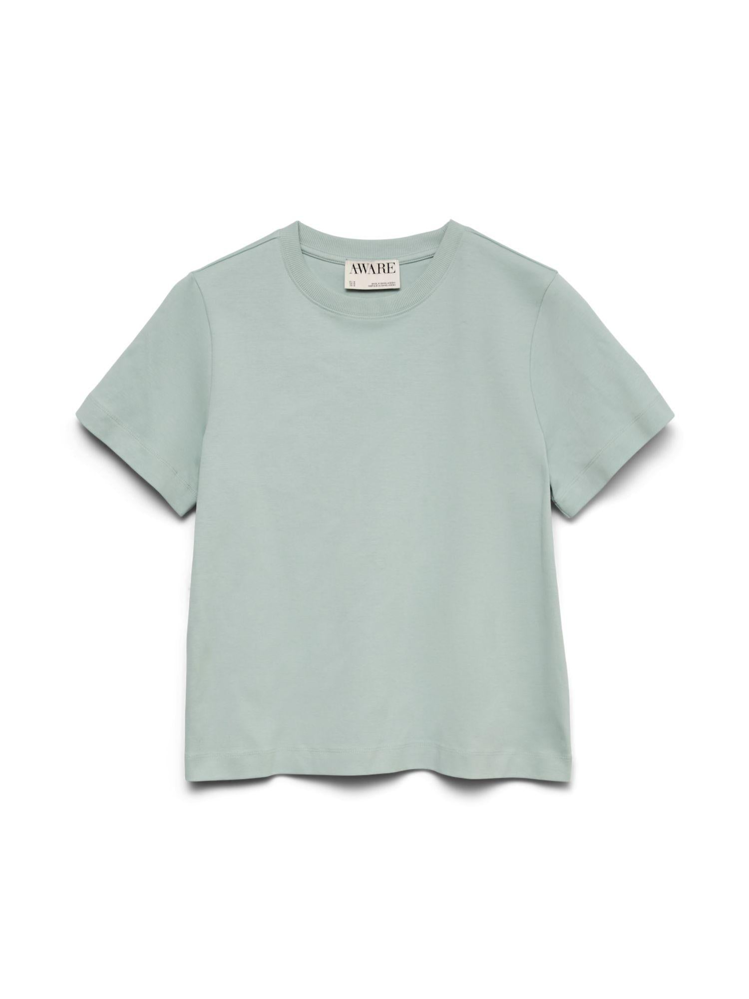 Aware T-Shirt Donna Gray Mist Awnaima 10294544 Gray Mist VERO MODA 