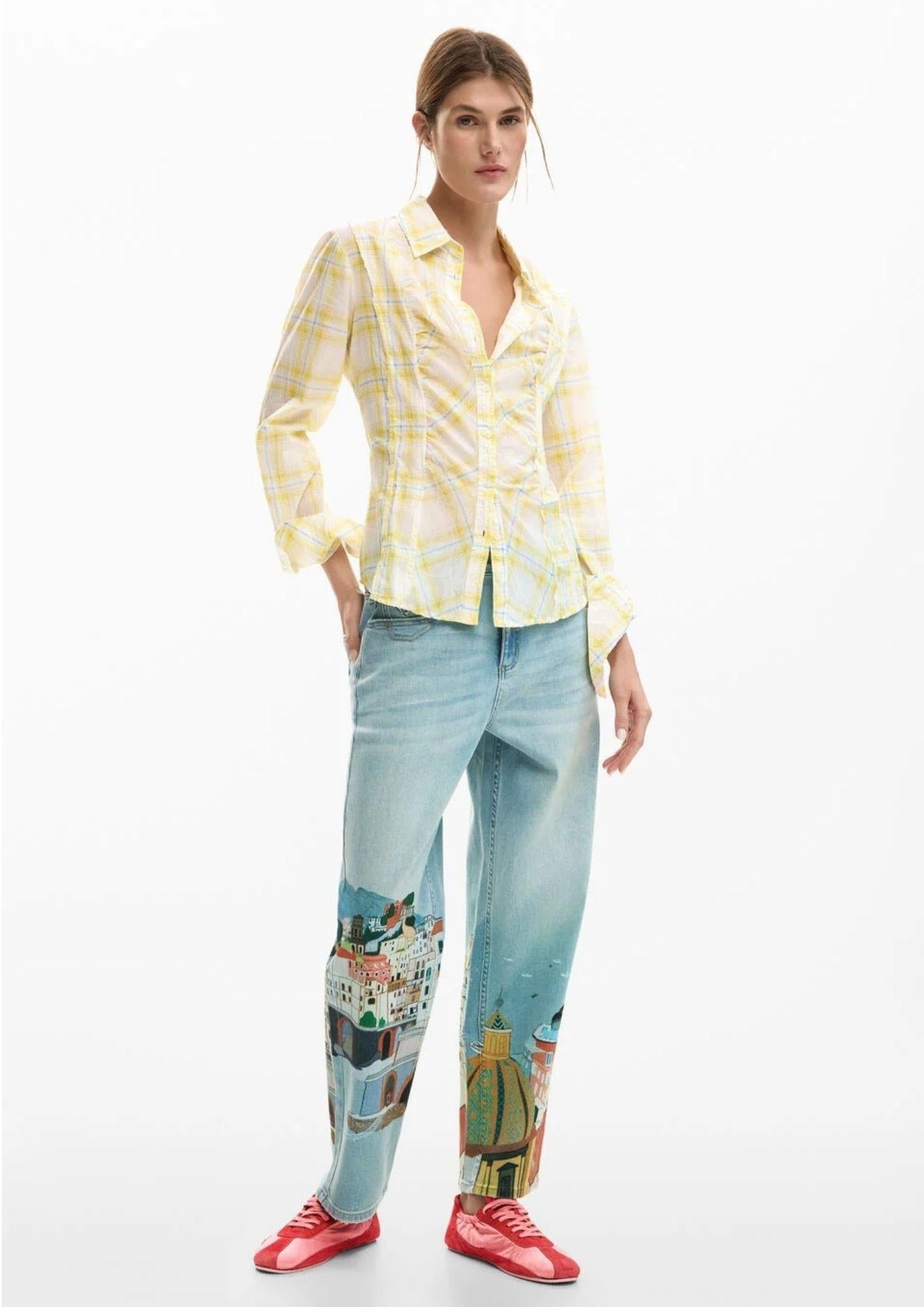 Desigual Camicia Donna Camobuble Multicolore 26SWCW01 8018 DESIGUAL 