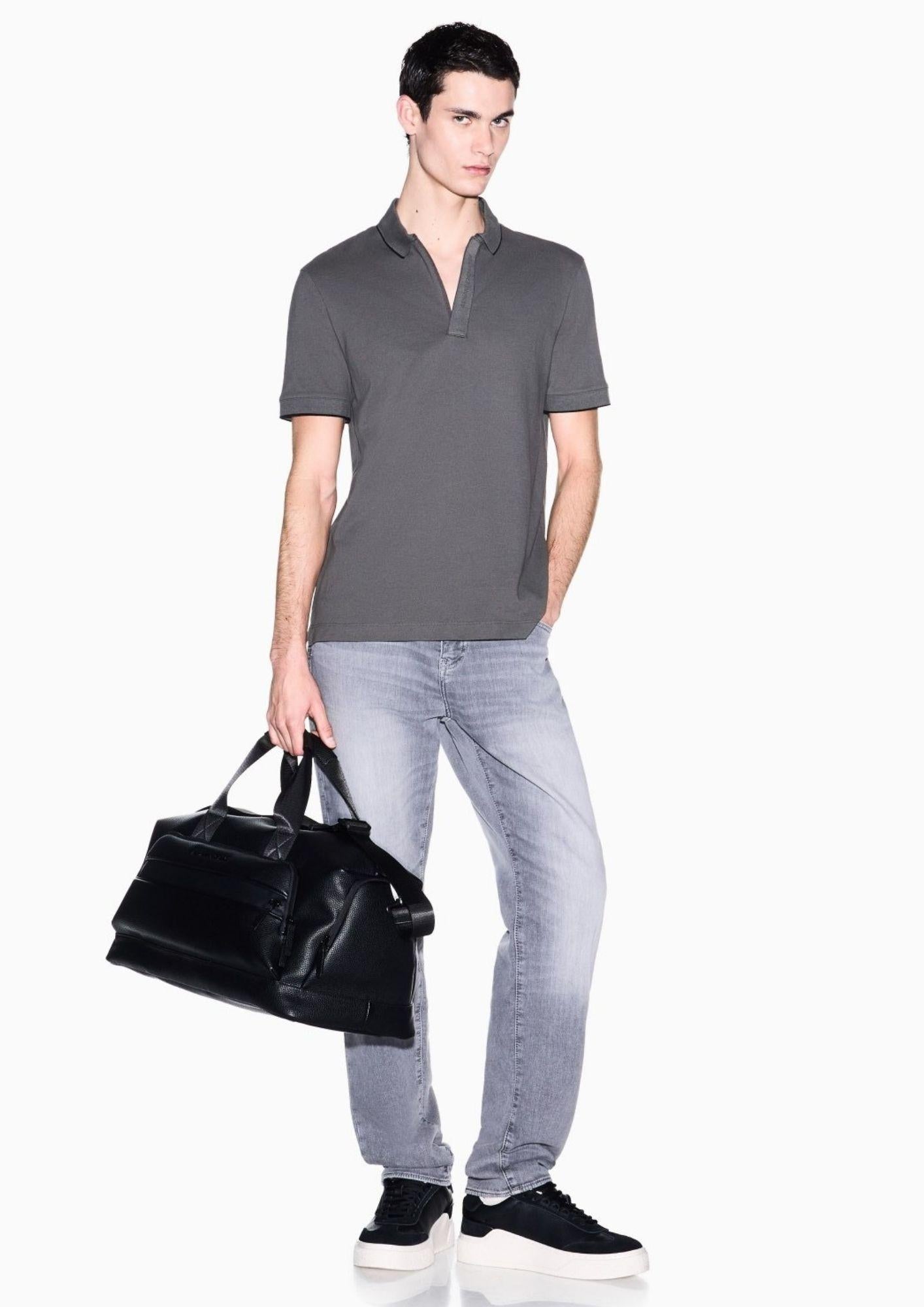 Armani Exchange Polo Uomo Grigia XM001285 AF10366 M8317 ARMANI EXCHANGE 