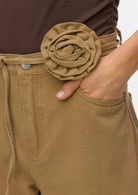 Vero Moda Jeans Donna Kaitlin Marrone Kelp 10343028 Kelp VERO MODA 