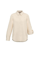 Emme Marella Camicia Emmuggioso Bianco Lana 2615111012200 001 EMME MARELLA 