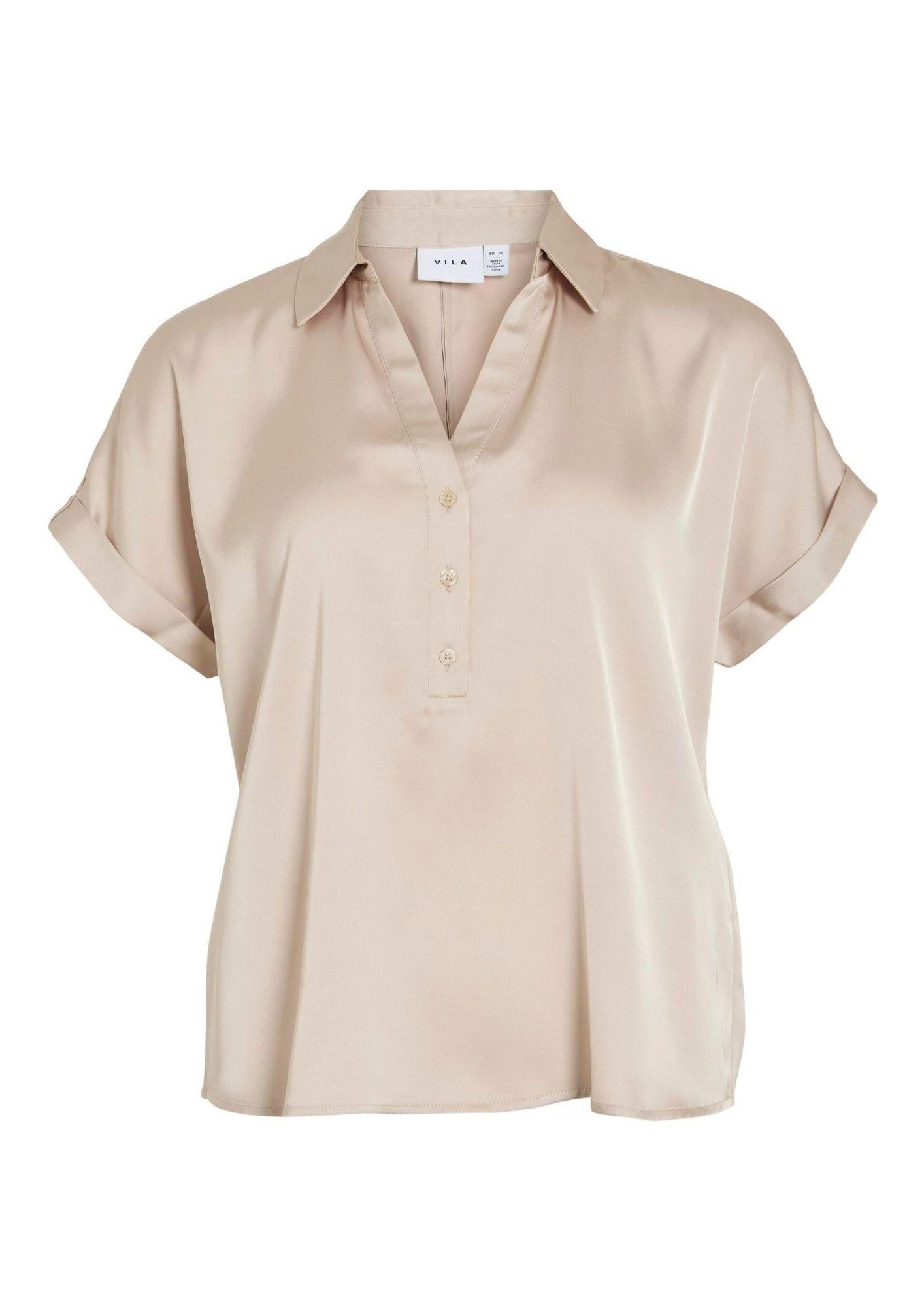Vila CAmicia Donna Enna Grigio 14107405 Cement VILA 