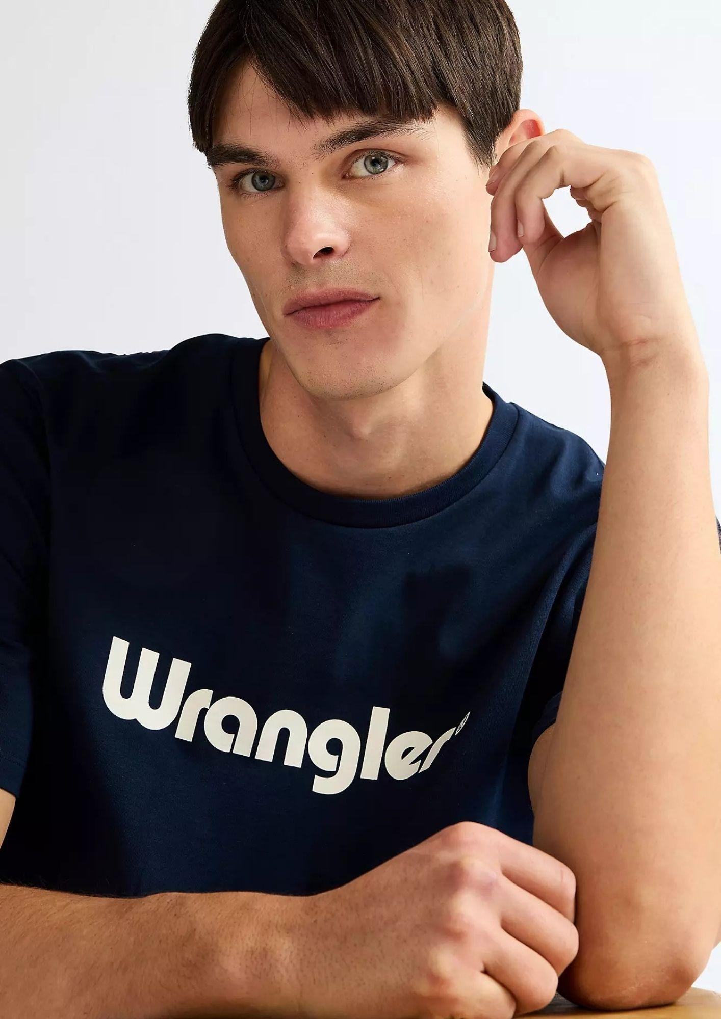 Wrangler T-Shirt Uomo Blu 112350524 BLUE WRANGLER 