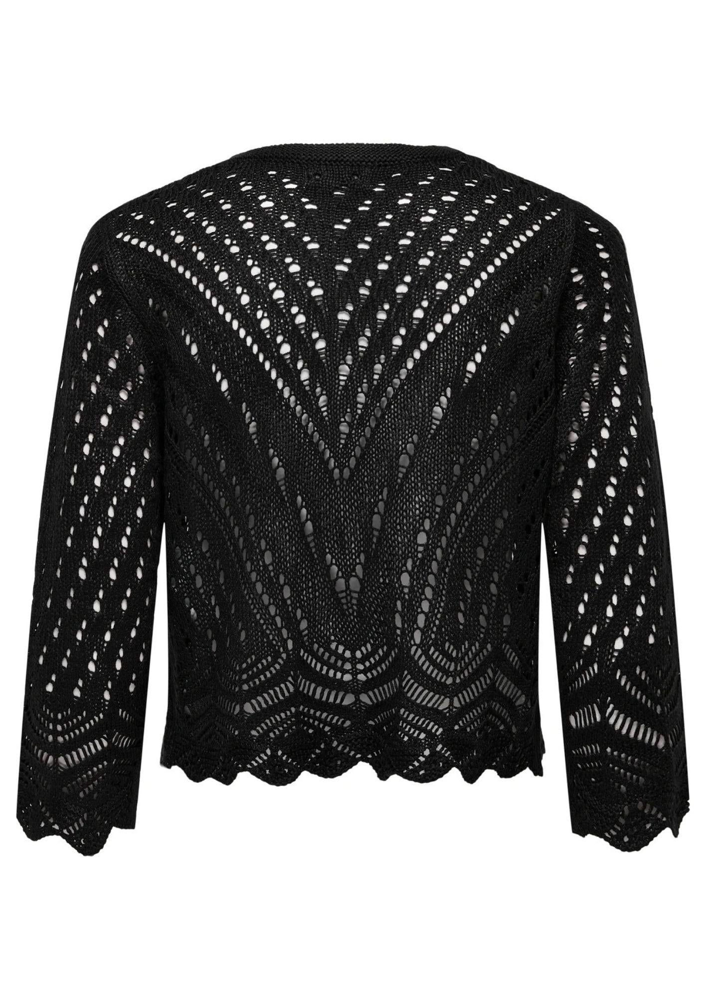 Jacqueline De Yong Cardigan Donna Sun Nero 15184486 Black JACQUELINE DE YONG 
