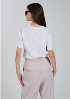 Yes Zee T-Shirt Donna Girocollo Bianca T269 S100 2101 YES ZEE 