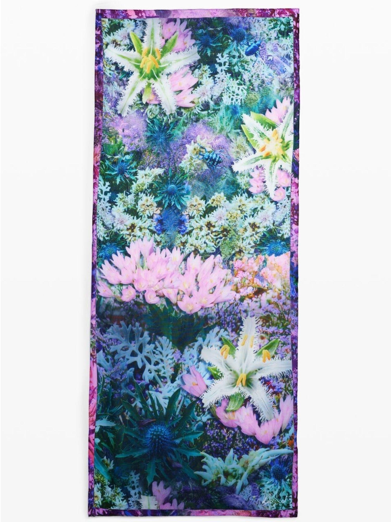 Desigual Foulard Donna Fouant Blu 26SAWA11 5020 DESIGUAL 