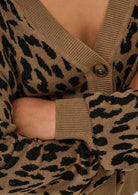 Cardigan Donna Only Vienna Marrone 15347875 Toasted Coconut ONLY 