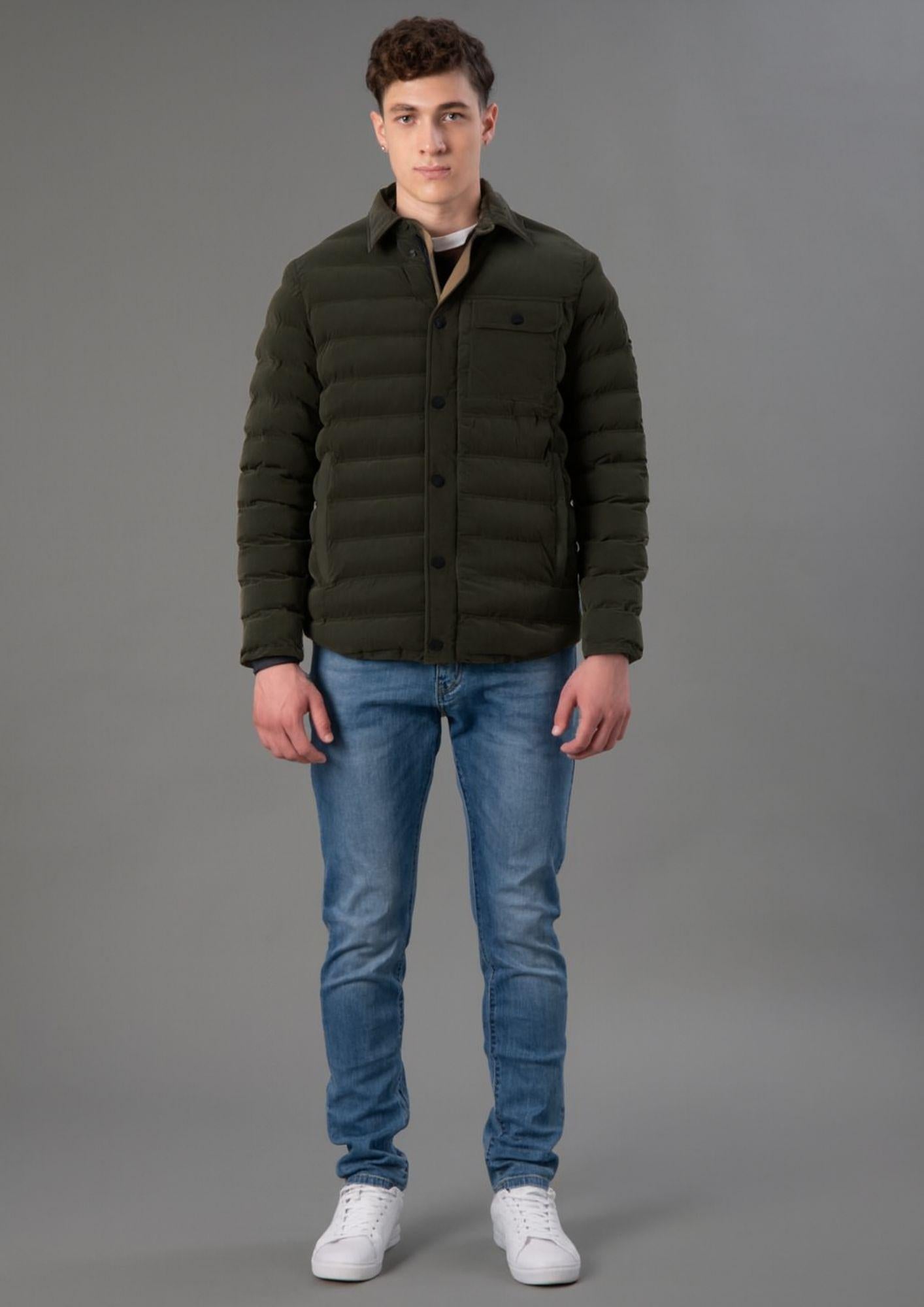 Rihunik Giubbino Uomo Gordon Forest Green RIMA261J F0149 102 RIHUNIK 