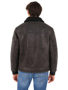 MClassics Giacca Invernale Uomo Aviatore Shearling Nero P9340024 NERO MCLASSICS 