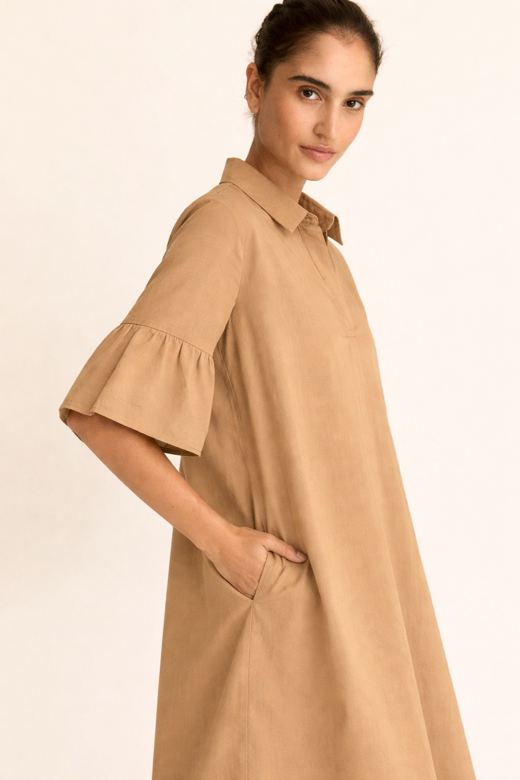 Emme Marella Vestito Donna Emmepoche Cammello 2615221192200 002 EMME MARELLA 