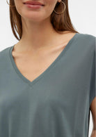 Vero Moda Top Donna Filli Verde 10247666 Balsam Green VERO MODA 