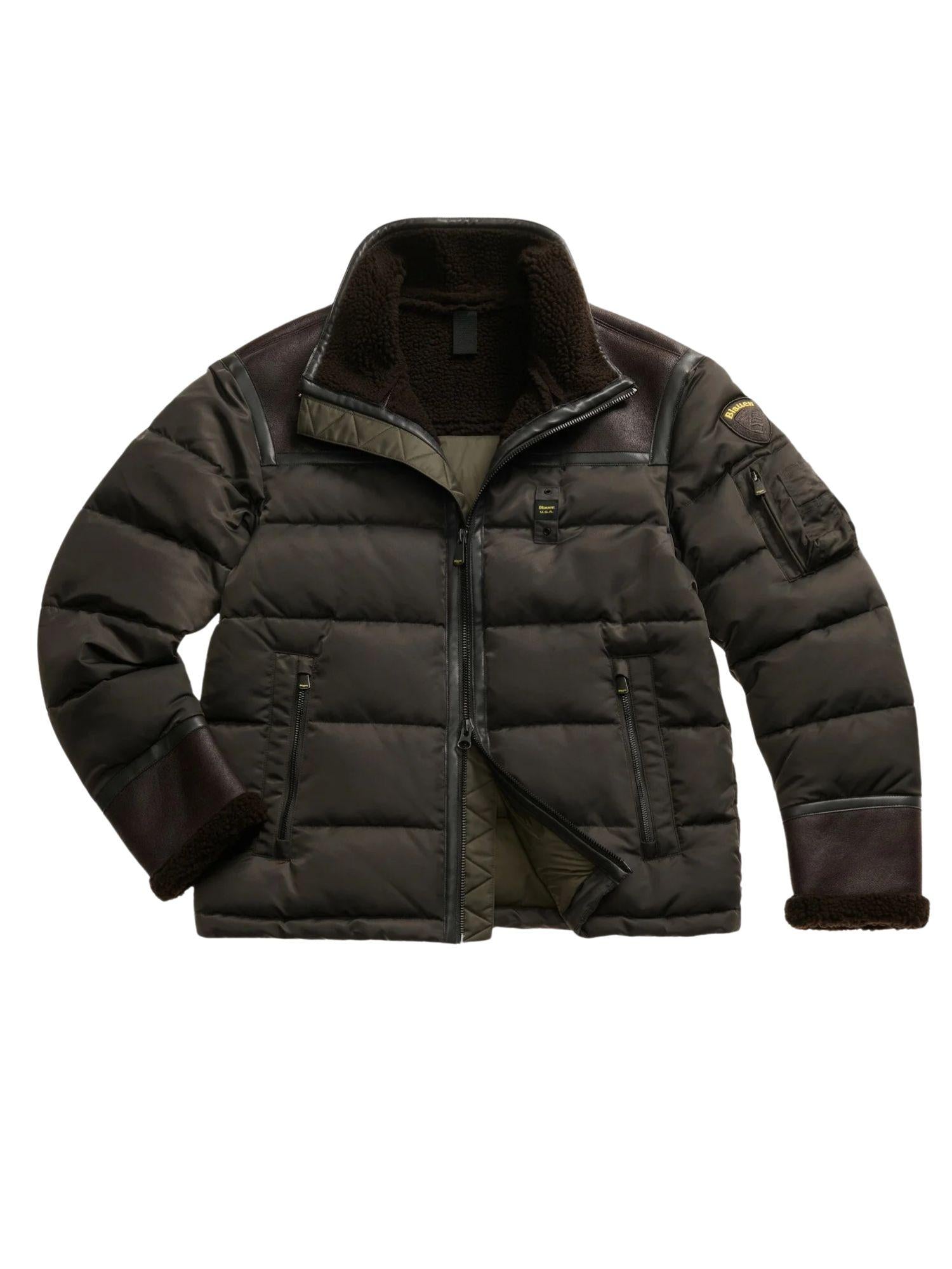 Blauer Giacca Invernale Uomo Organ Nero Oliva BLUC02028 7280 969 BLAUER 