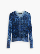 Desigual Maglione con bottoni brillante Donna Blu 25WWJF12 5016 DESIGUAL 