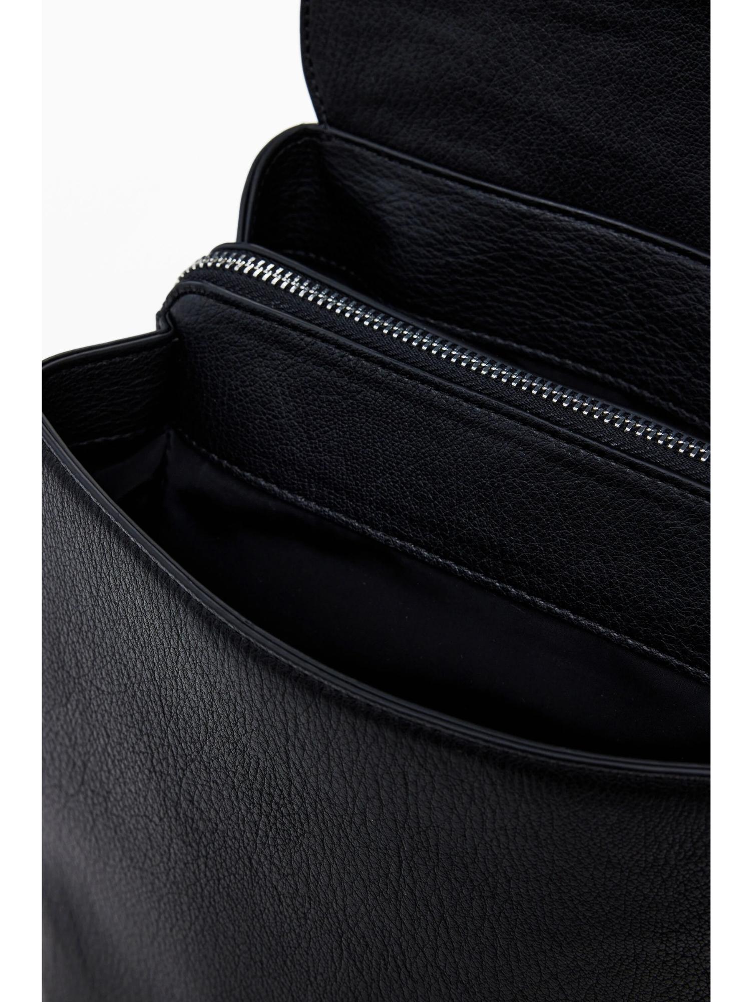 Desigual Zaino con patta piccola incisa Donna Nero 25WAKP19 2000 DESIGUAL 