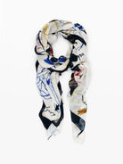 Desigual Foulard rettangolare con tratti Donna Bianco 25WAWA06 1025 DESIGUAL 