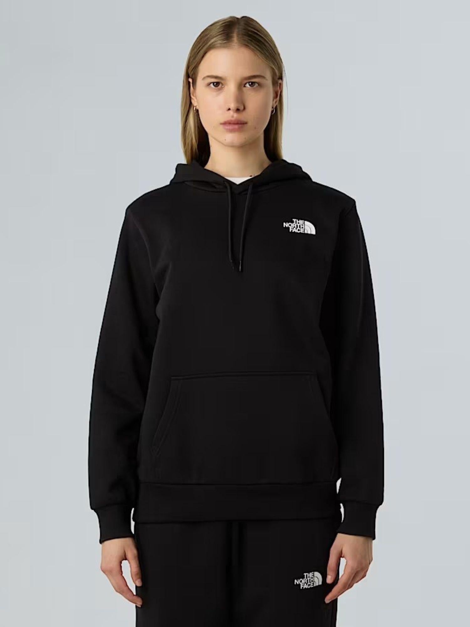 The North Face Felpa Donna Simple Dome Con Cappuccio Nero NF0A89EY JK3 THE NORTH FACE 