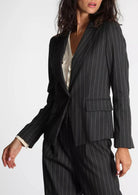 Emme Marella Giacca Donna Farnese Grigio Gessato 2525046121200 007 EMME MARELLA 