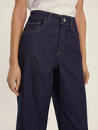 Emme Marella Jeans dritto stretch Donna Kentia Blu notte 2525186021200 001 EMME MARELLA 