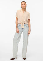 Vero Moda Camicia Donna Menny Beige 10303694 Silver Lining Calli VERO MODA 