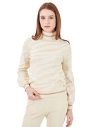 Yes Zee Maglia Donna Avorio M009 BI00 0157 YES ZEE 