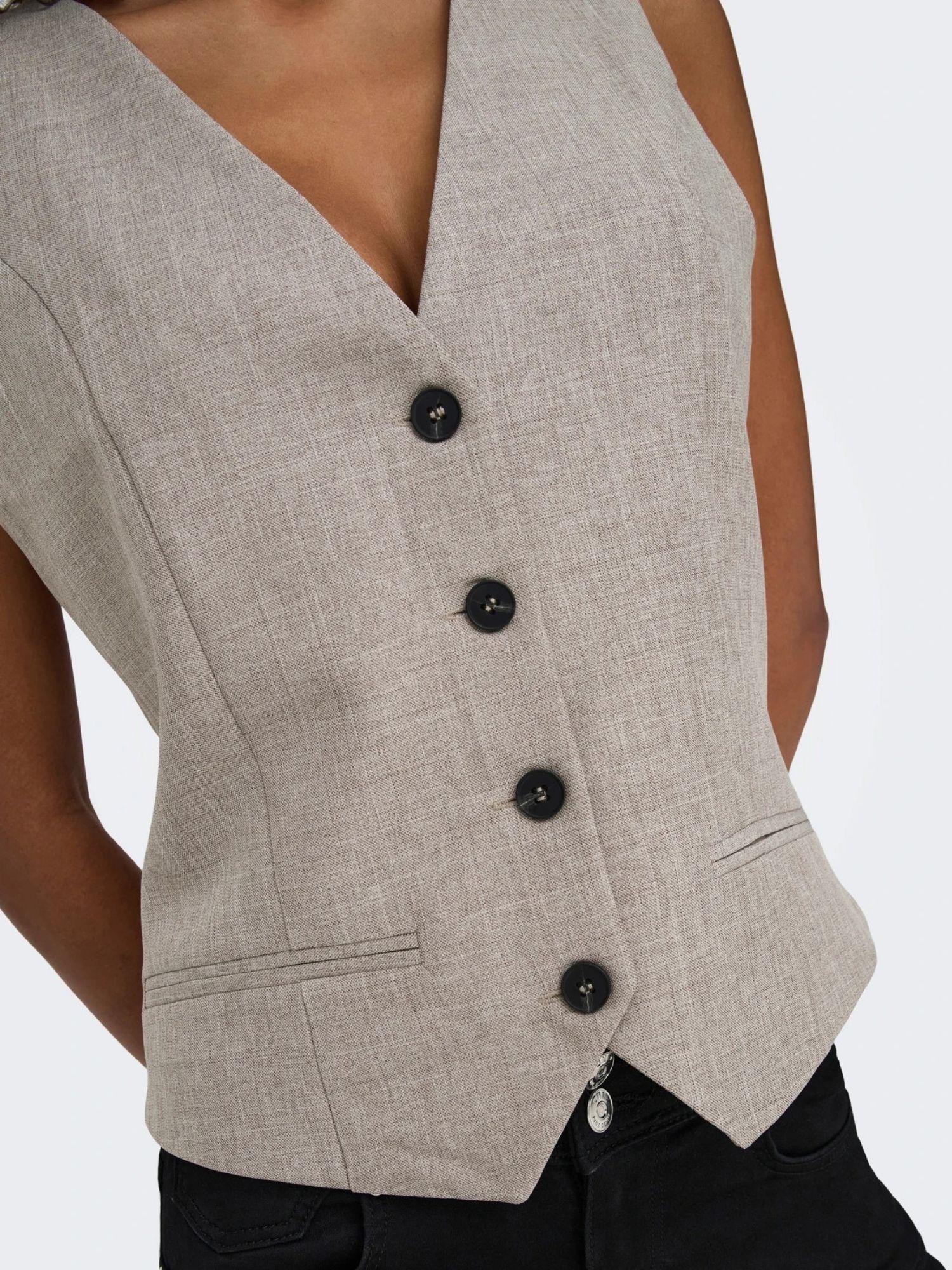 Only Gilet Donna Fungi Onllinda 15336753 Fungi MELANGE ONLY 