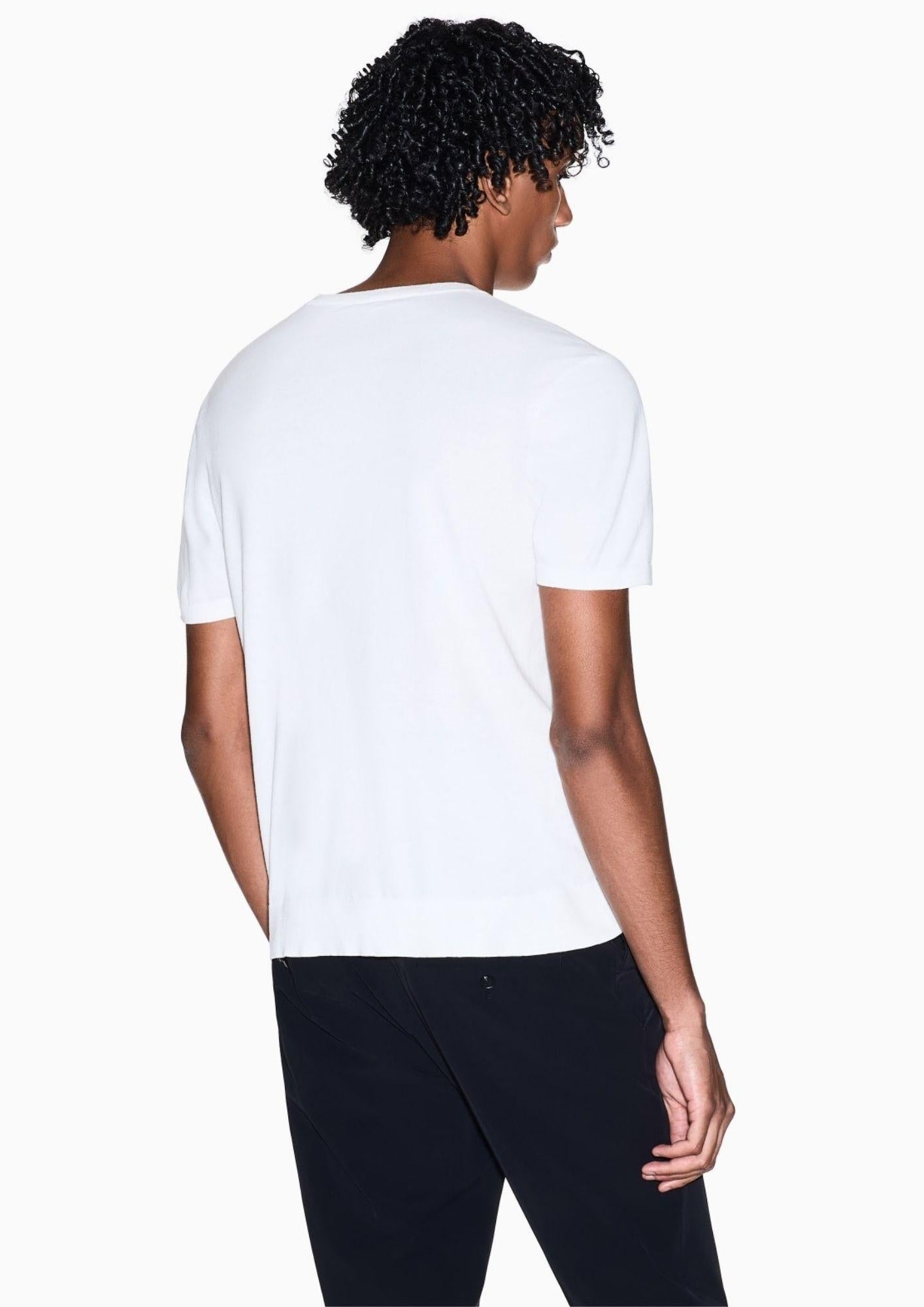 Armani Exchange Maglia Uomo Bianca 8NZM5C ZM3JZ 1116 ARMANI EXCHANGE 
