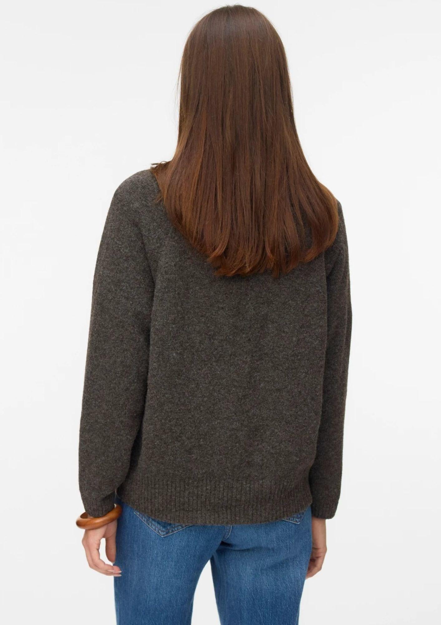 Vero Moda Cardigan Donna Boom Marrone 10320457 Chocolate Torte MELANGE VERO MODA 