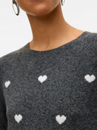 Vero Moda Pullover Donna Doffy Grigio Scuro 10330790 Dark Grey Melange VERO MODA 