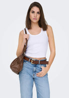 Only Canotta Donna Easy Bianca 15315571 Bright White ONLY 