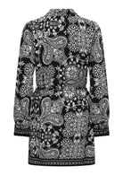 Only Abito Donna Emza Nero Stampa Etnica 15367644 Black ETHNIC PAISLEY ONLY 