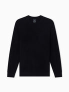 Armani Exchange Maglione girocollo in misto viscosa Uomo Nero XM001316 AF10454 UC001 ARMANI EXCHANGE 