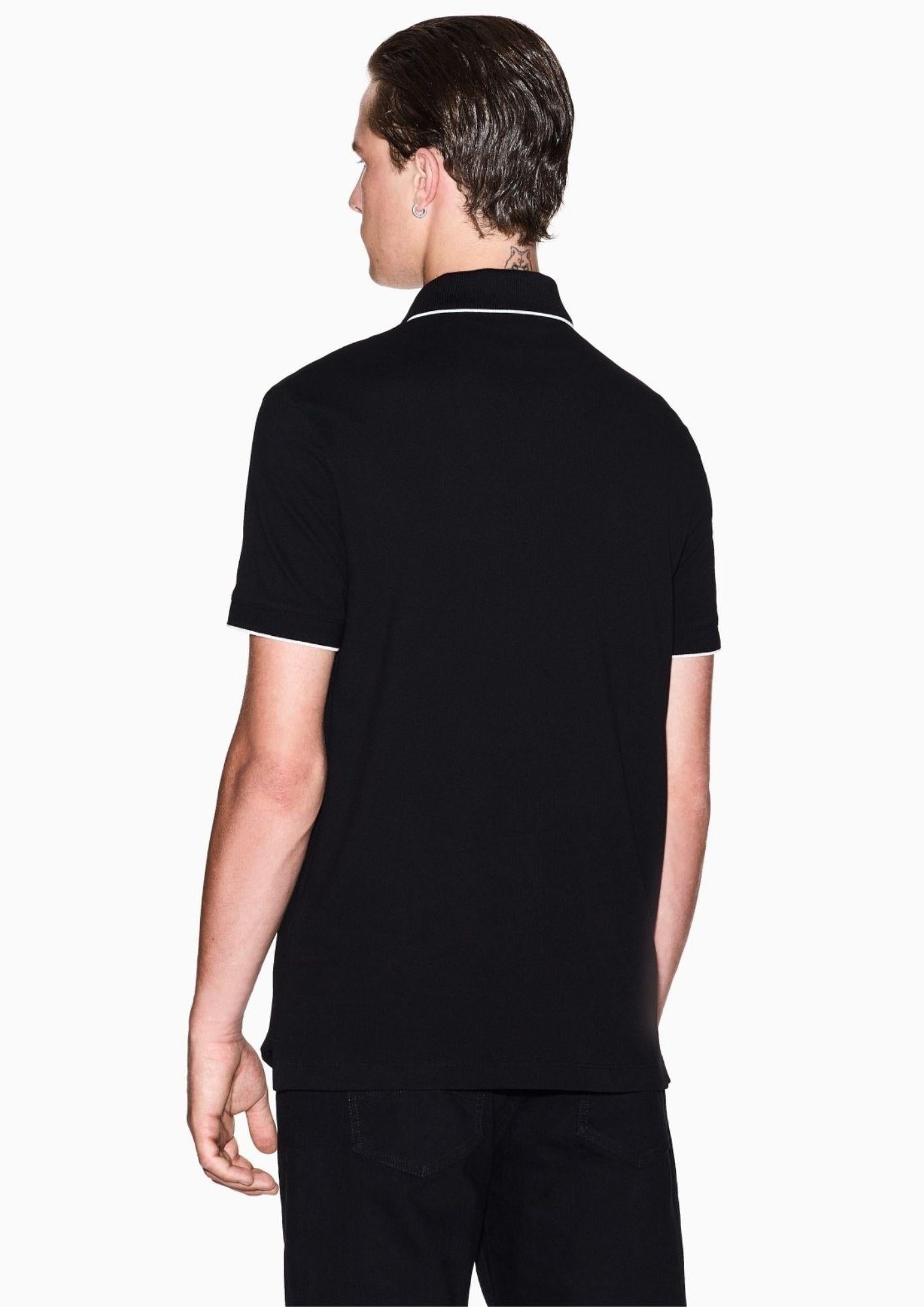 Armani Exchange Polo Uomo Blu Nera XM001285 AF10366 UC001 ARMANI EXCHANGE 