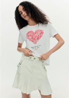 Desigual T-Shirt donna Cor Bianca 26SWTK06 1000 DESIGUAL 