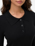 Vero Moda Maglione Donna Siljerib Nero 10336674 Black VERO MODA 