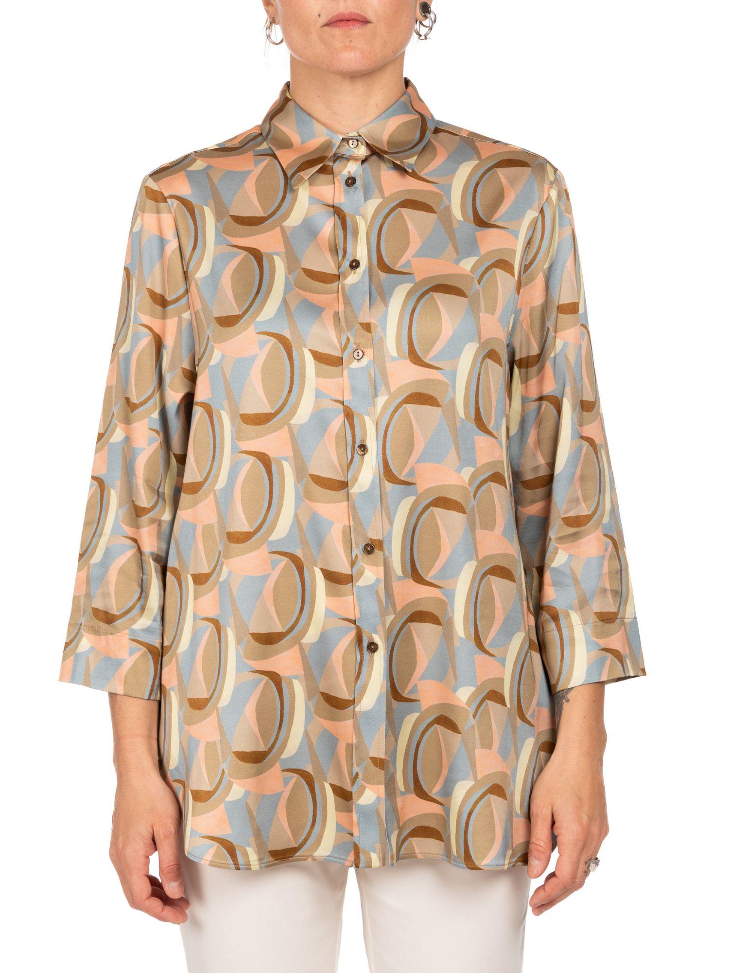 Diana Gallesi Camicia Donna Natur Cipria 5060R103091N 47 DIANA GALLESI 