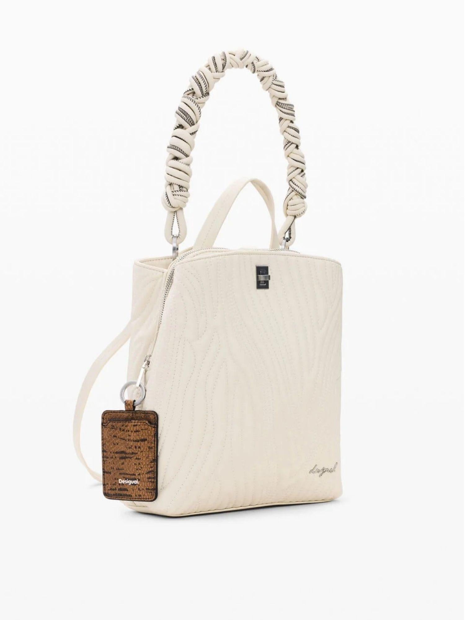 Desigual Zaino Donna Backhelium Mini Ecru Bianco 26SAKP41 1008 DESIGUAL 