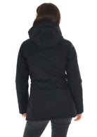 Yes Zee Cappotto Softshell con Cappuccio e Coulisse Donna Nero O088 M200 0801 YES ZEE 