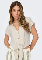 Only Camicia Donna Grigio Luna 15322270 Moonbeam ONLY 