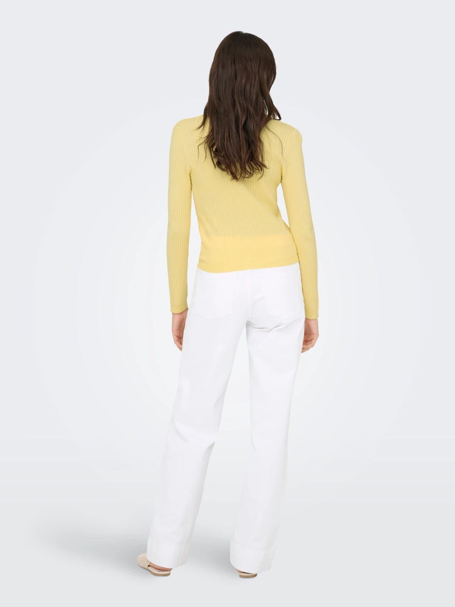 Only Maglia Polo Donna Double Cream Onlkaya 15344841 Double Cream ONLY 
