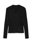 Vero Moda Maglione Donna Siljerib Nero 10336674 Black VERO MODA 