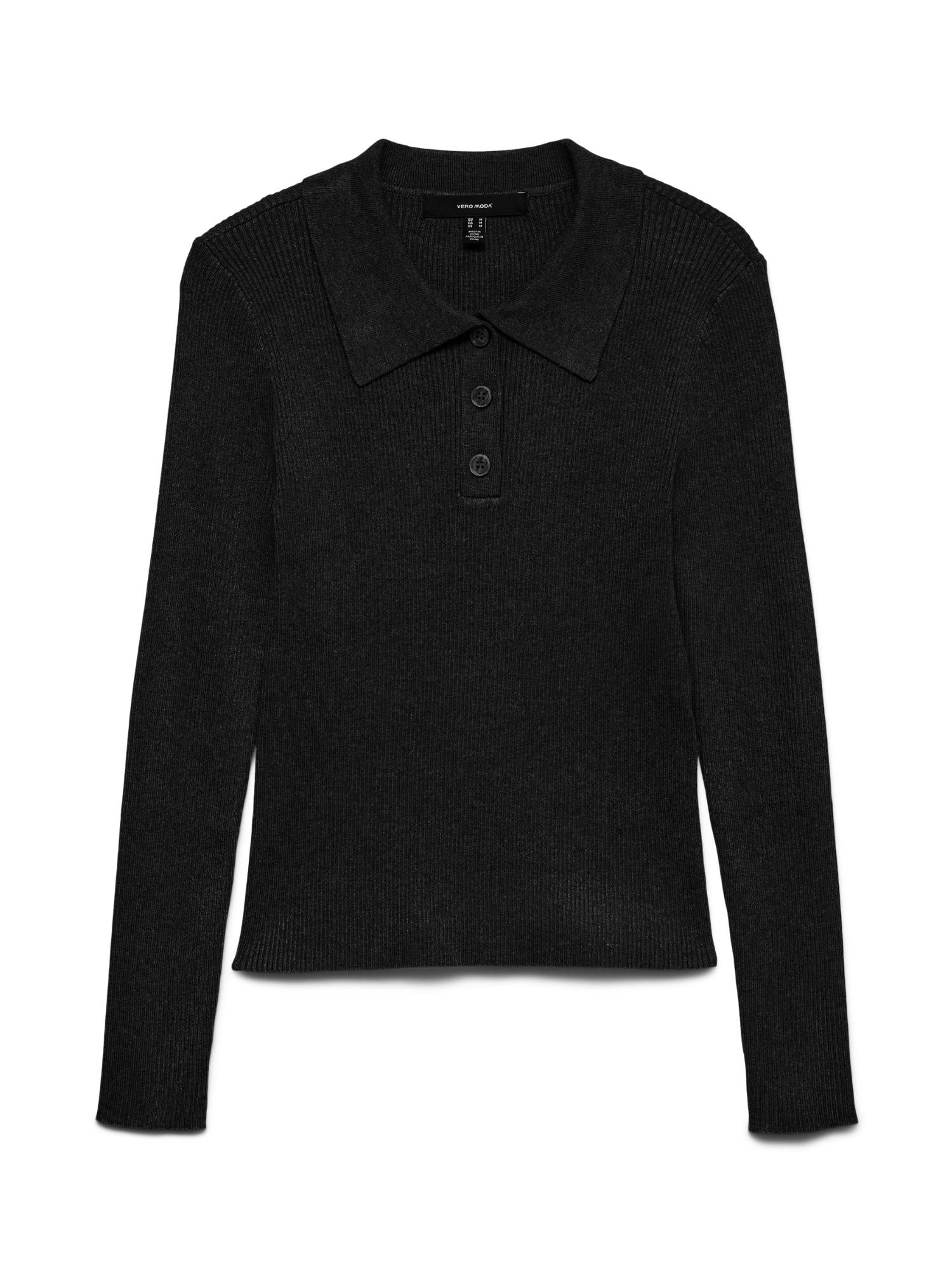 Vero Moda Maglione Donna Siljerib Nero 10336674 Black VERO MODA 