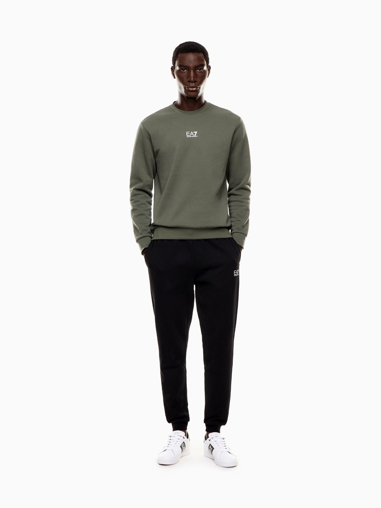 EA7 Emporio Armani Tuta Core Identity in misto cotone Uomo Bicolore 8NPV66 PJVTZ M7059 EA7 EMPORIO ARMANI 