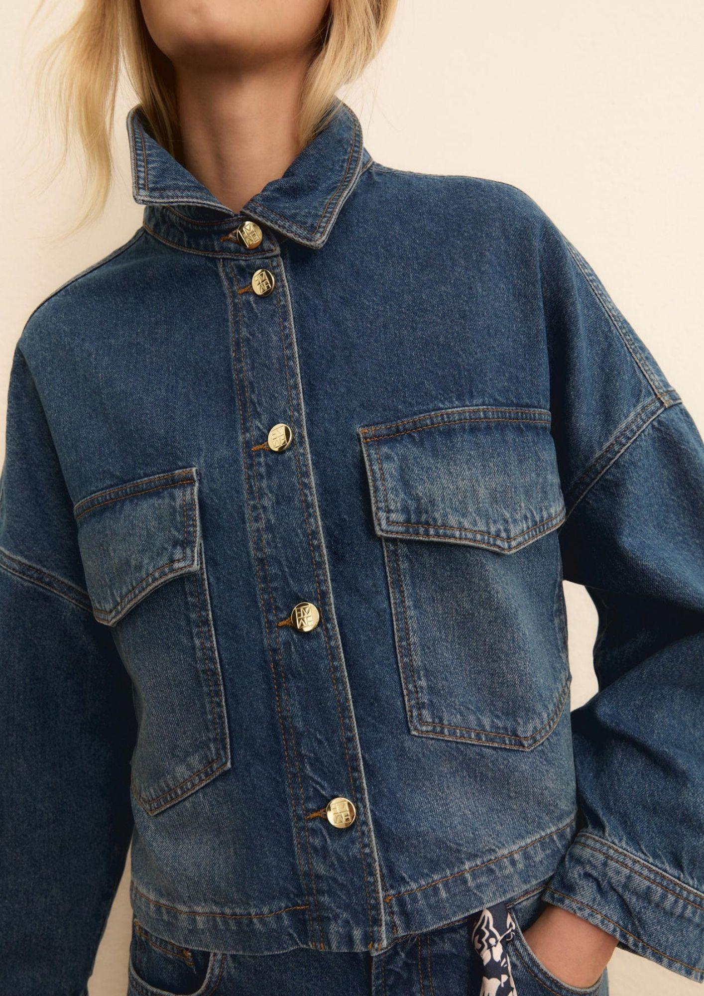 Emme Marella Giubbino Donna Emitaverna Blu Denim 2615111014200 001 EMME MARELLA 