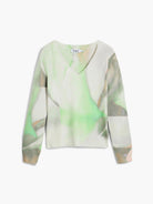 Desigual Maglione morbido con scollo a V Donna Verde 25WWJF13 4146 DESIGUAL 