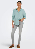 Only Camicia Donna Zazima Blu Ether 15272523 Ether ONLY 
