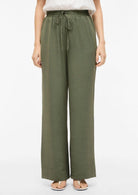 Vila Pantalone Donna Vijosa Blu Verde Oliva 14100308 Olivine VILA 