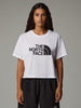 The North Face T-Shirt Cropped Bianco