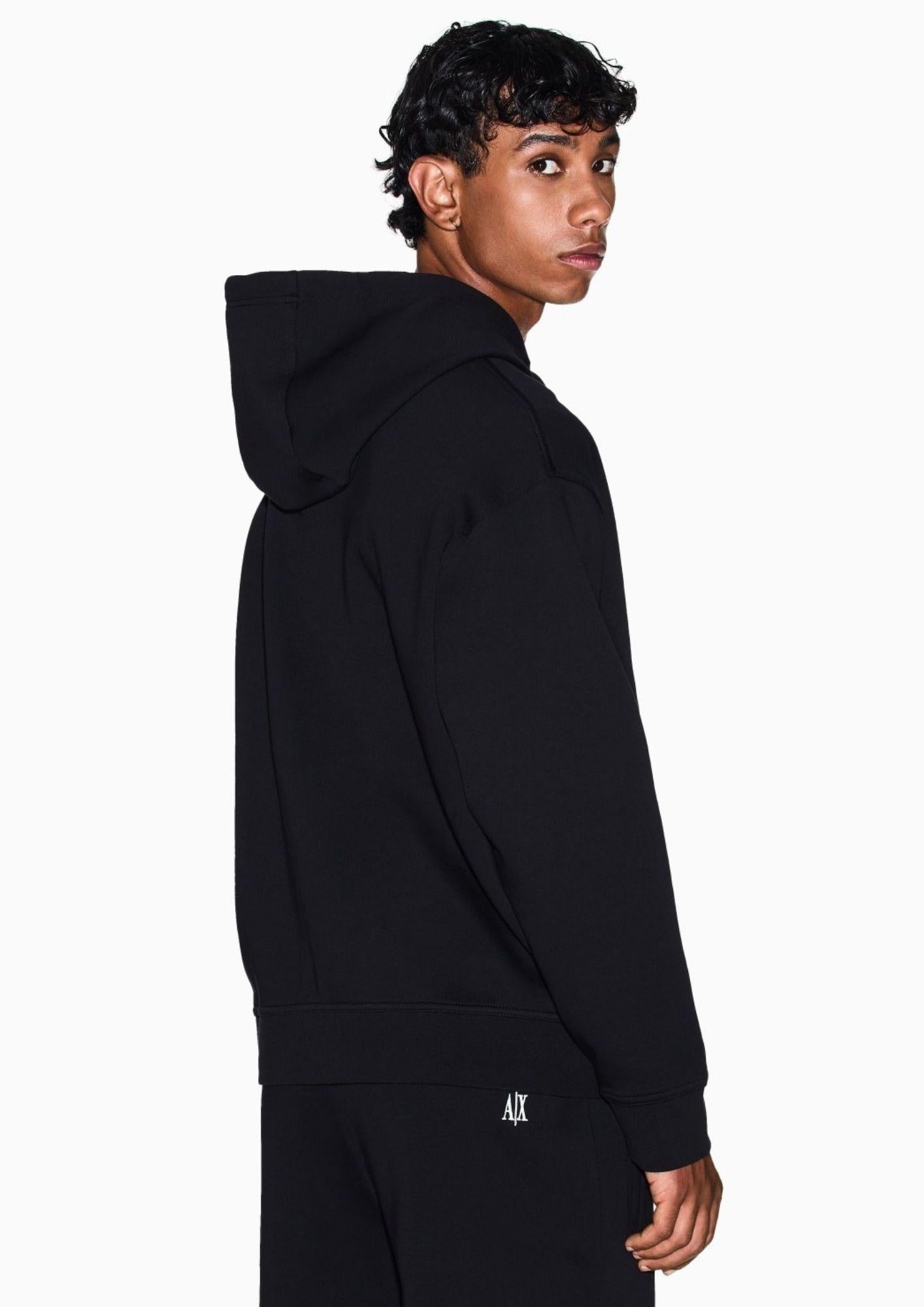 Armani Exchange Felpa Uomo Nera XM000371 AF10818 UC001 ARMANI EXCHANGE 