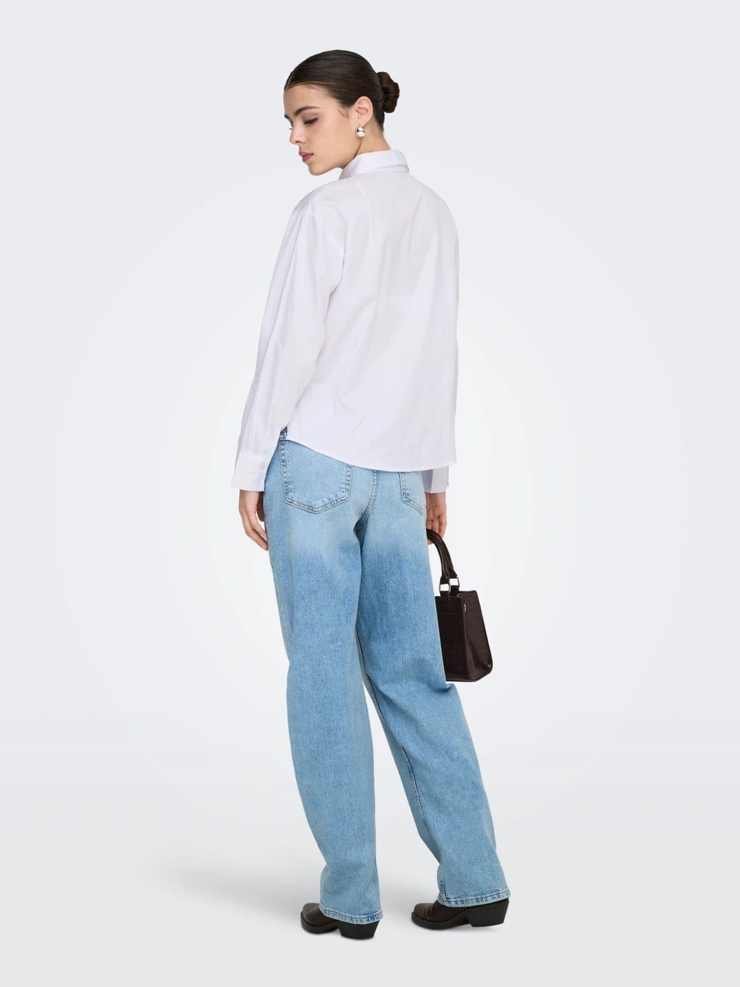 Jacqueline De Yong Camicia Donna Bianco Jdywillow 15363065 Bright White JACQUELINE DE YONG 