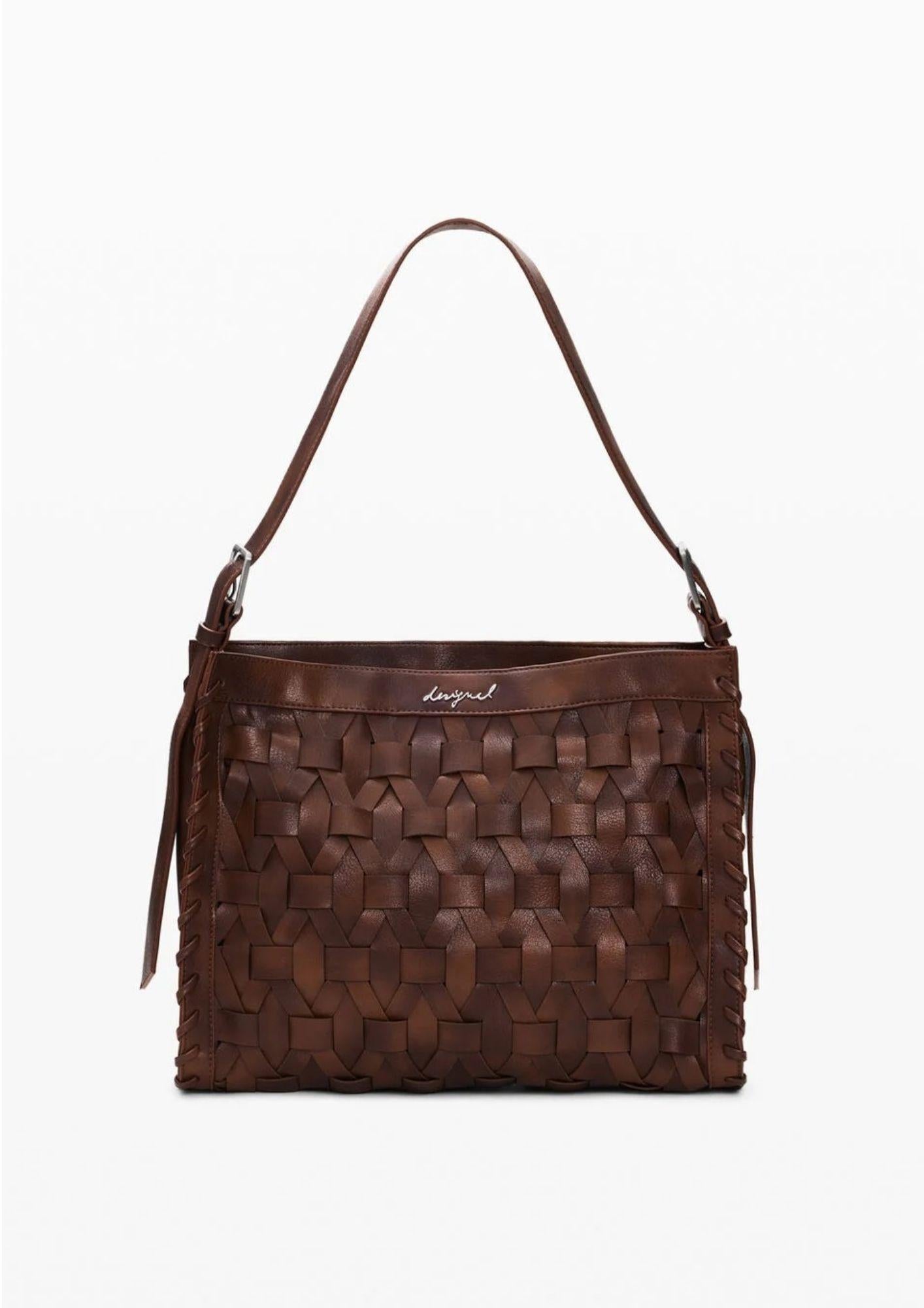 Desigual Borsa Donna Bag Argon Camel Buxton Marrone 26SAXPA0 6064 DESIGUAL 